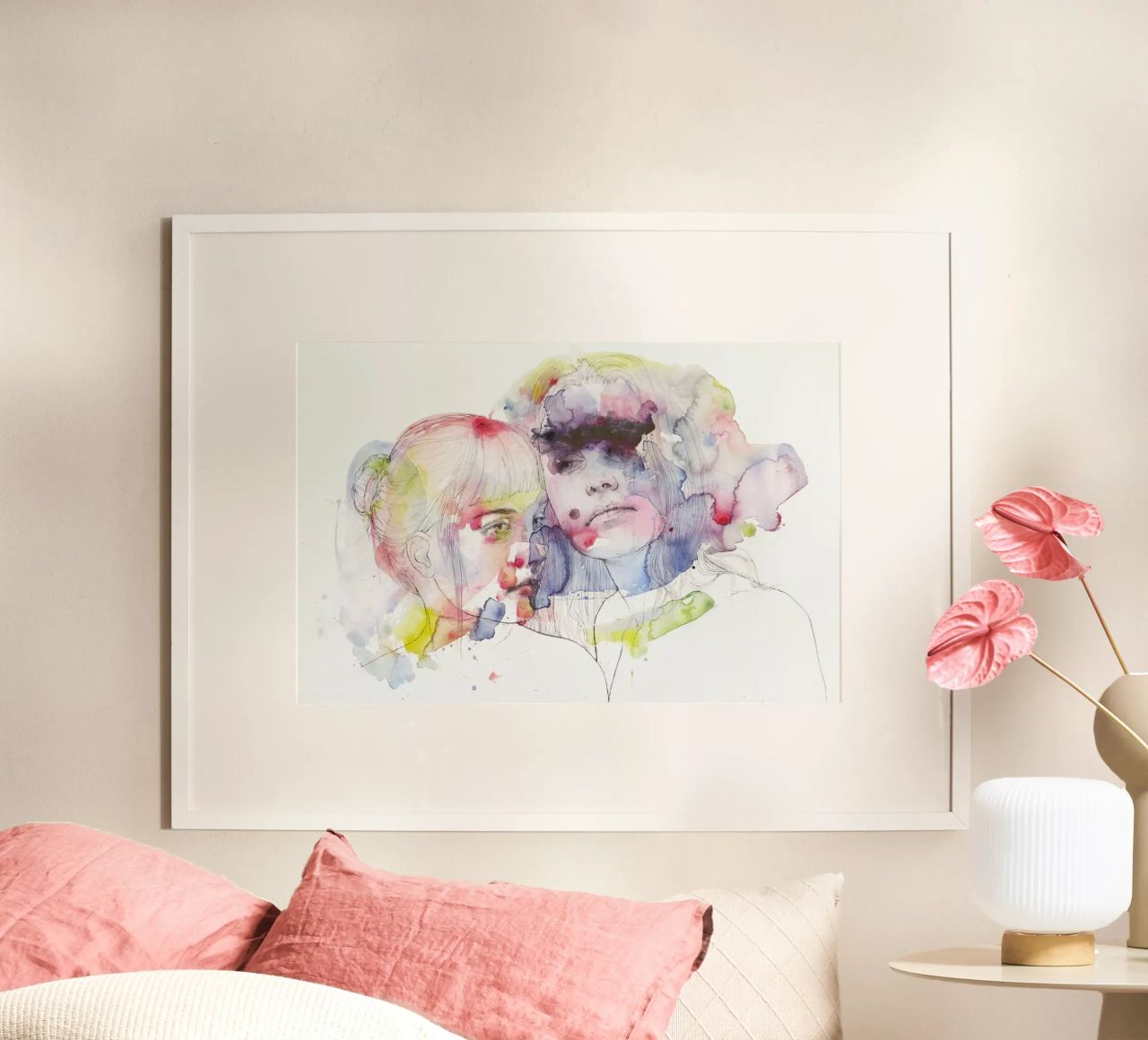Looking for You on My Color Wave carta hahnemühle da agnes-cecile
