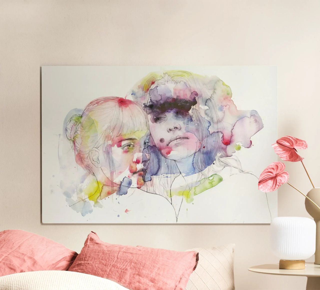Looking for You on My Color Wave carta hahnemühle da agnes-cecile