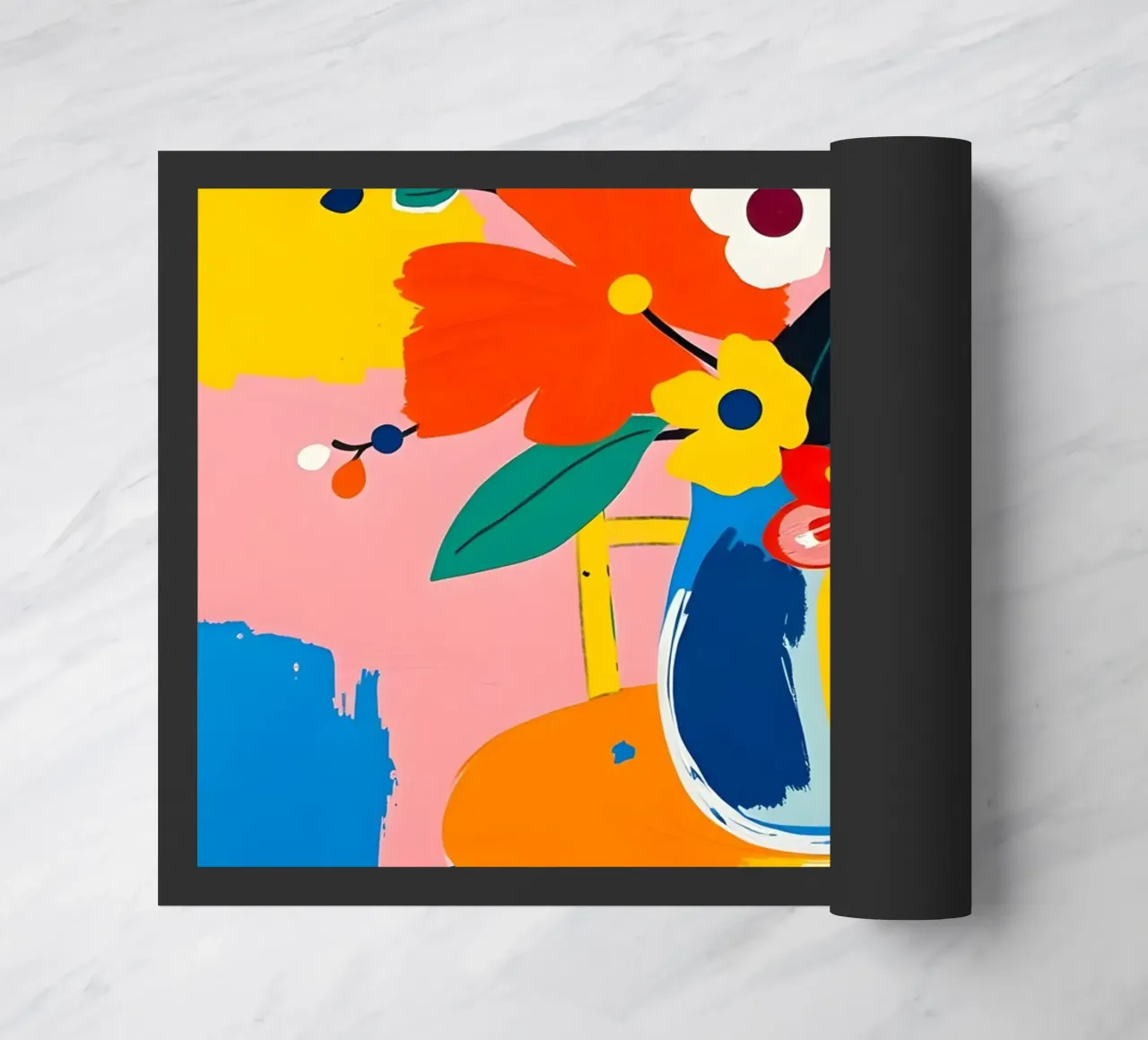 FIORI SU SEDIA zerbino da ARTOMATIC