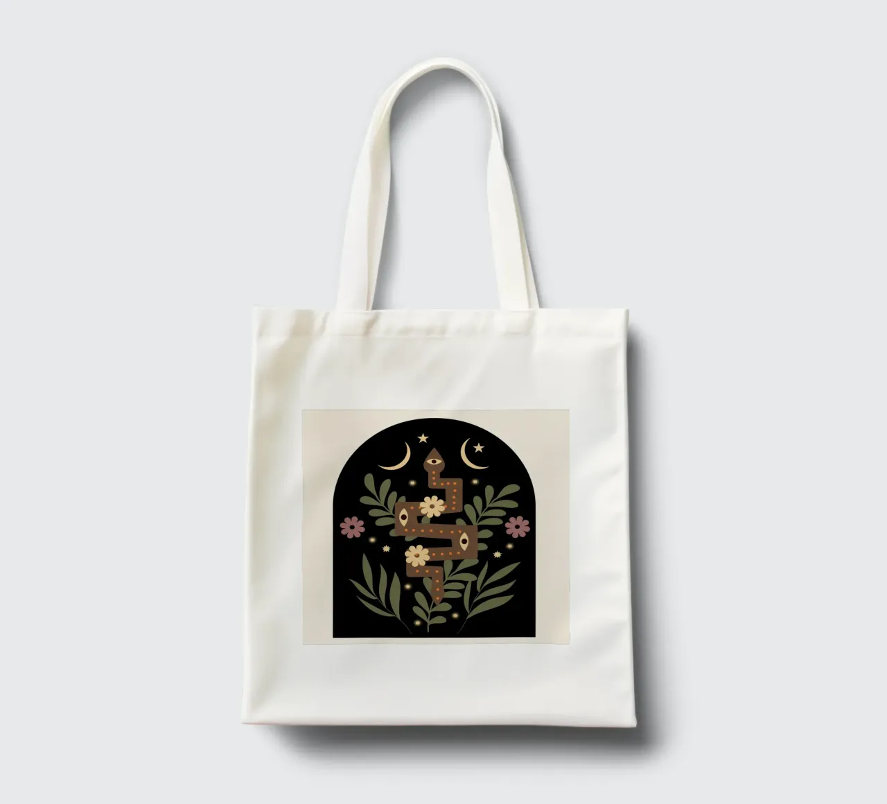 Serpent II borsa in juta da Dharma