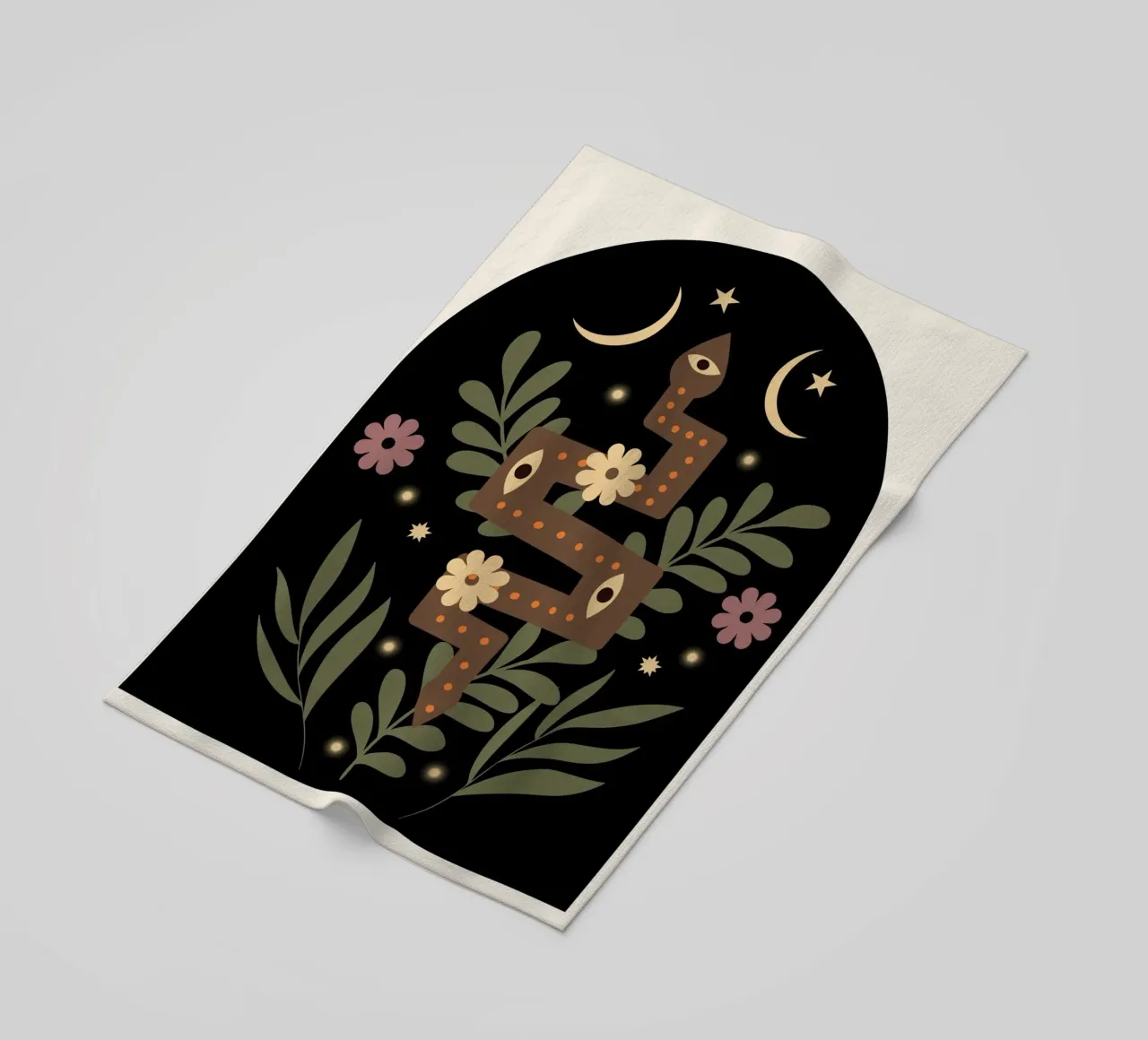 Serpent II beach towel by Dharma
