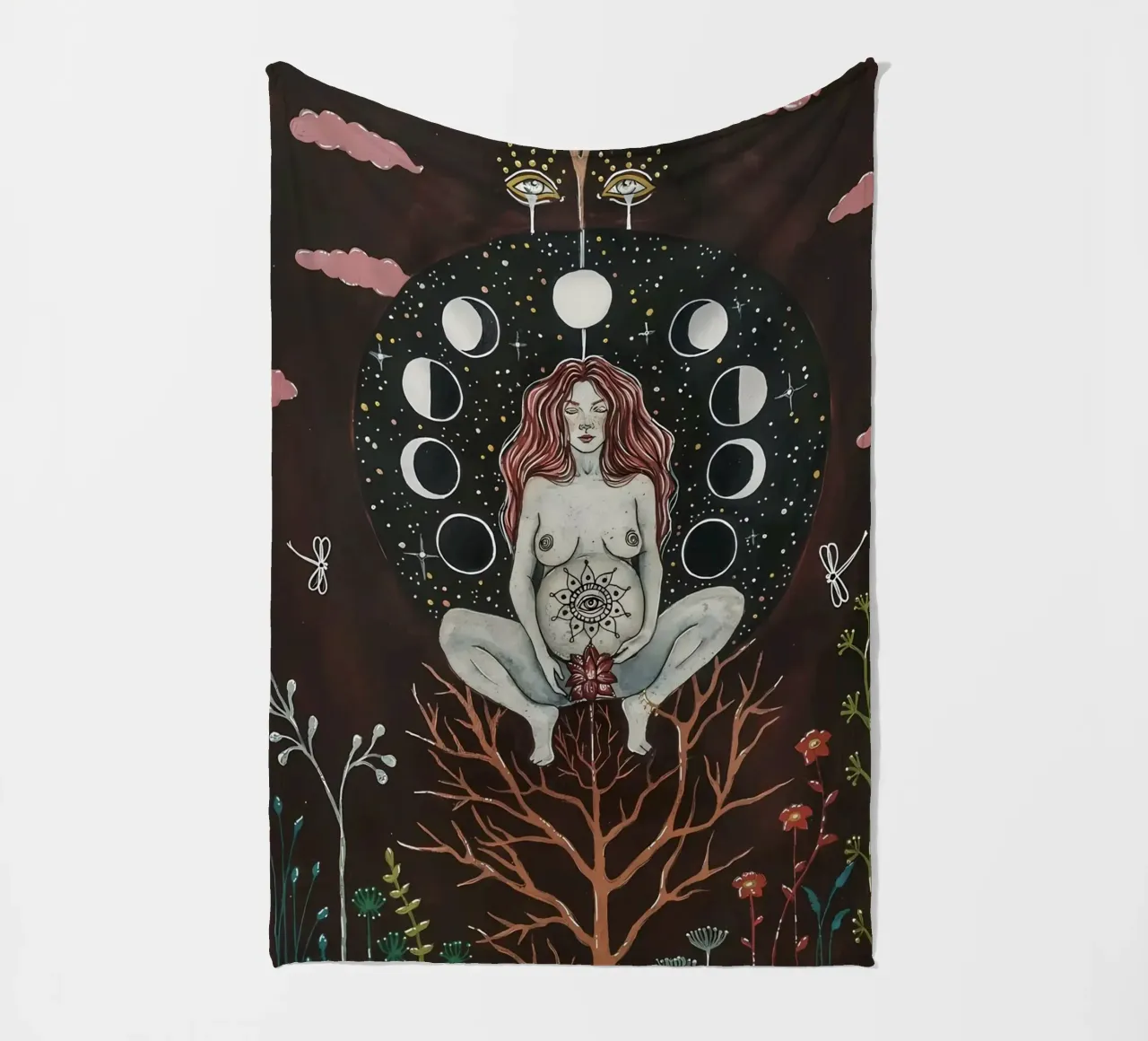 Mutter Erde Fleecedecke von mitaco