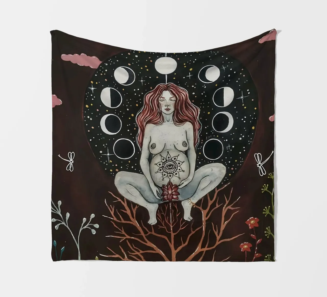 Mutter Erde Fleecedecke von mitaco