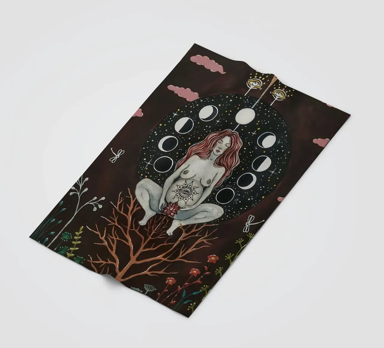 Mutter Erde Fleecedecke von mitaco