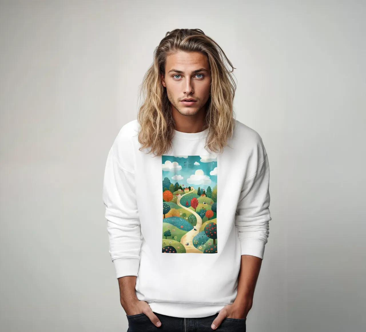 landscape sweatshirt by khoaimi