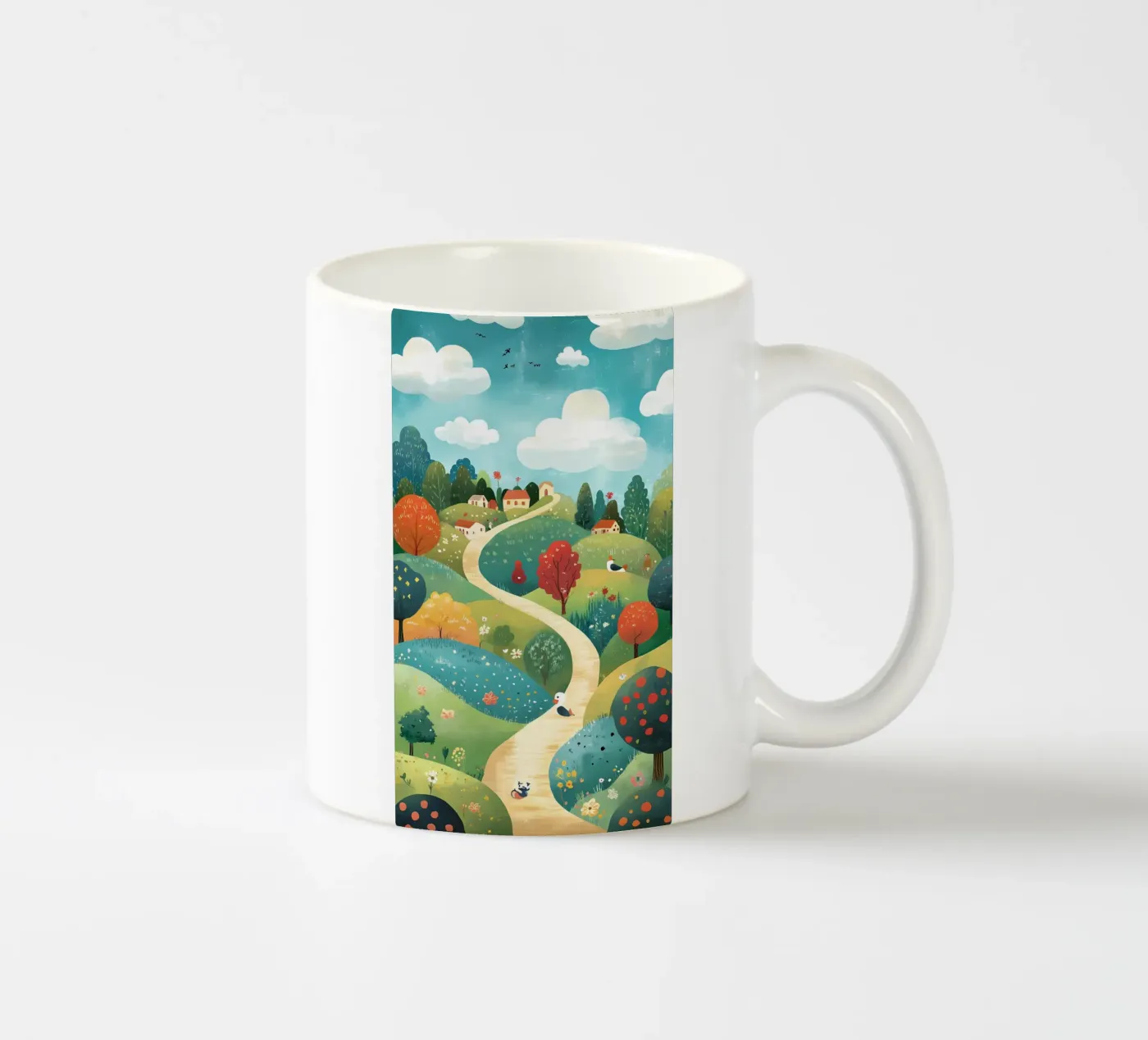 landscape ceramic mug by khoaimi