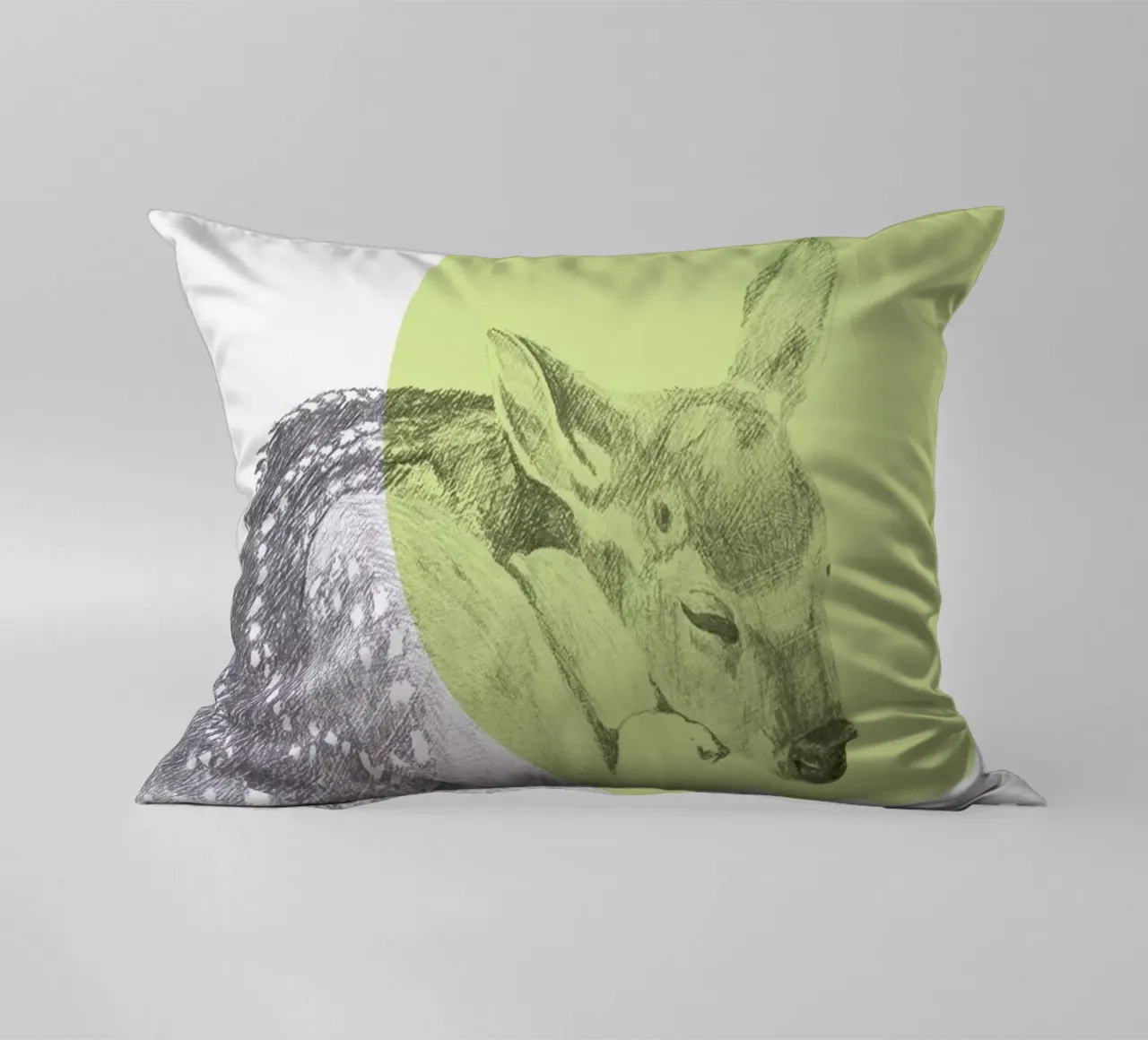 Sleeping Deer cuscino da Morgan Kendall