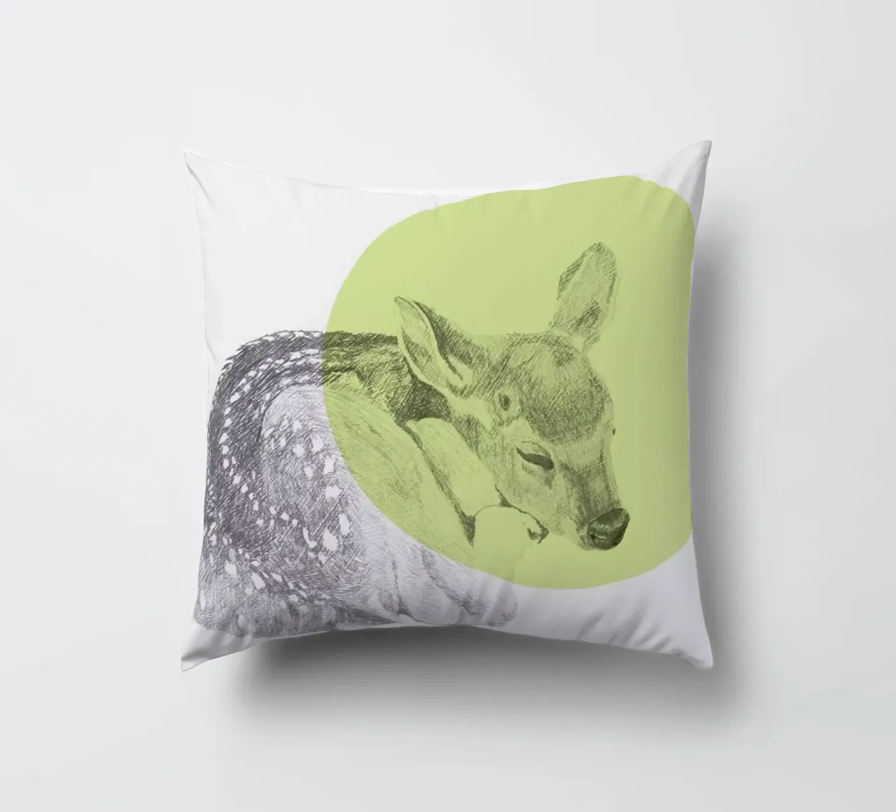 Sleeping Deer cuscino da Morgan Kendall