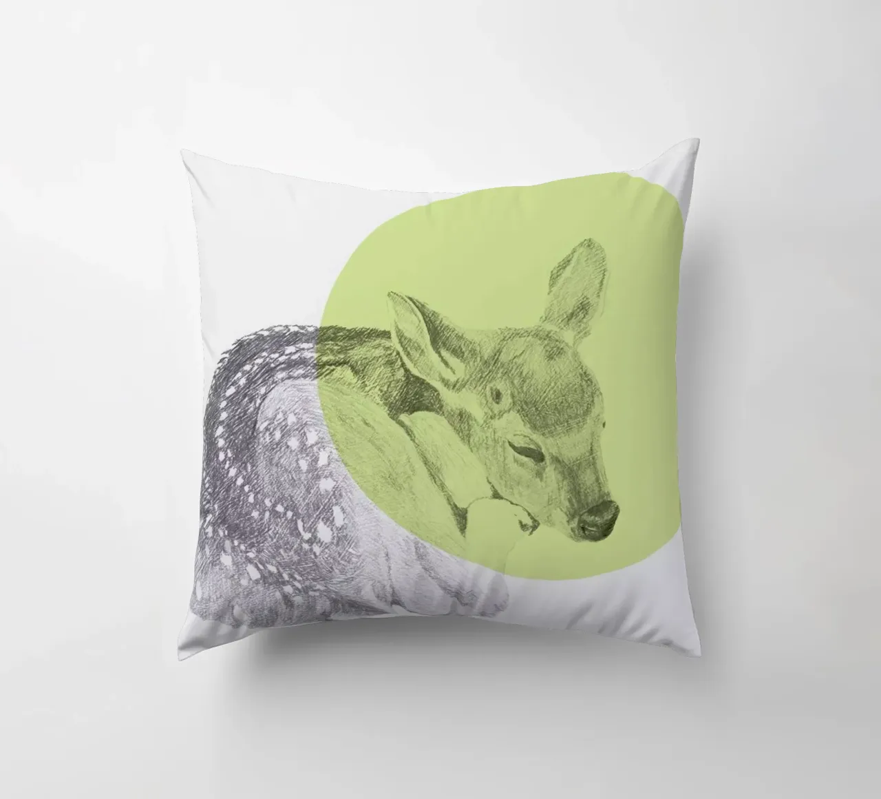 Sleeping Deer cuscino da Morgan Kendall