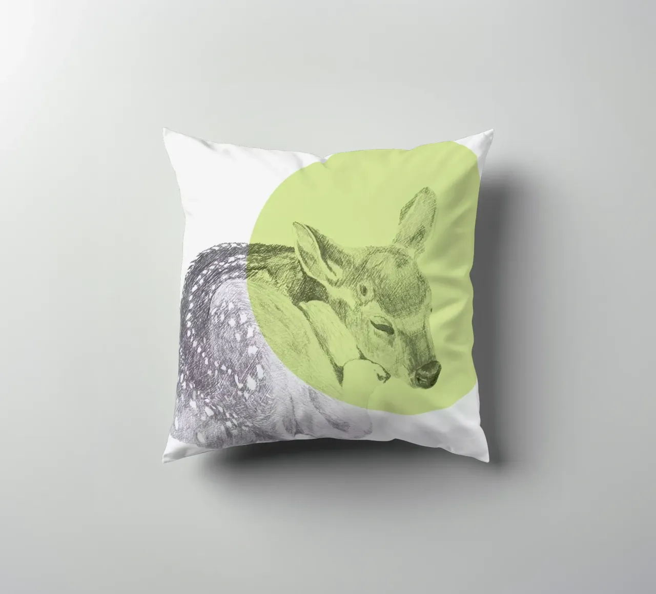 Sleeping Deer cuscino da Morgan Kendall