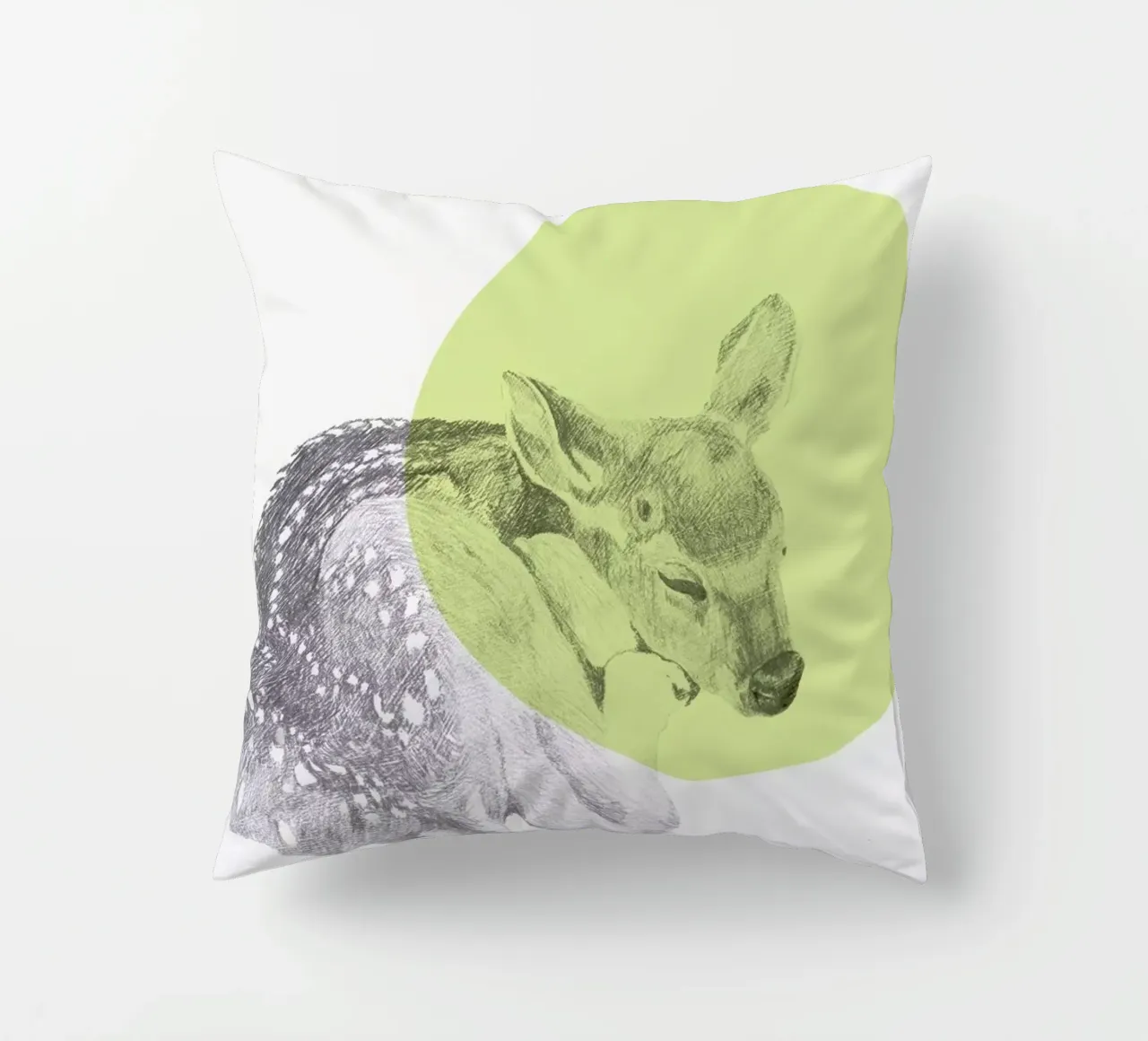 Sleeping Deer cuscino da Morgan Kendall