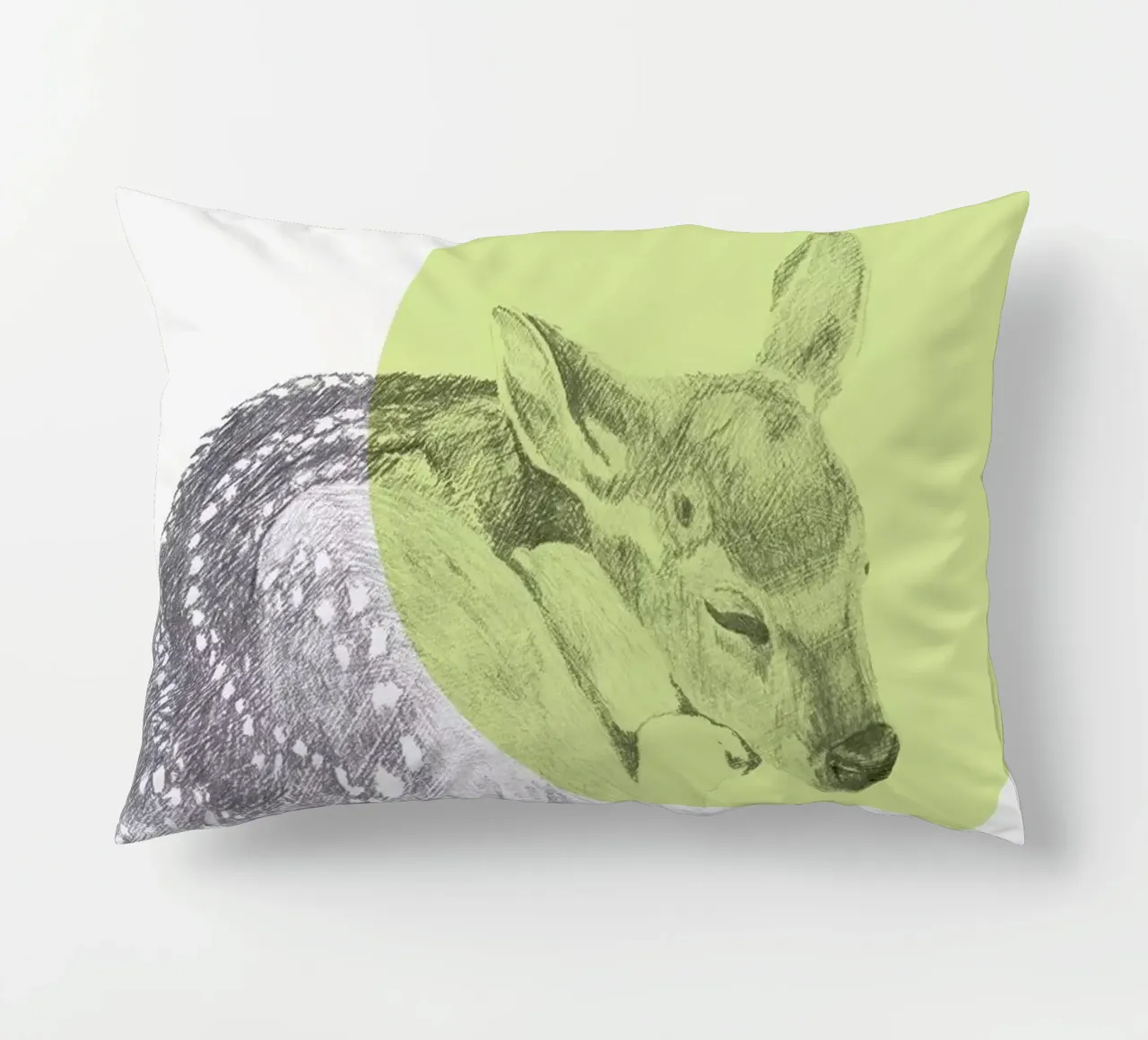 Sleeping Deer cuscino da Morgan Kendall