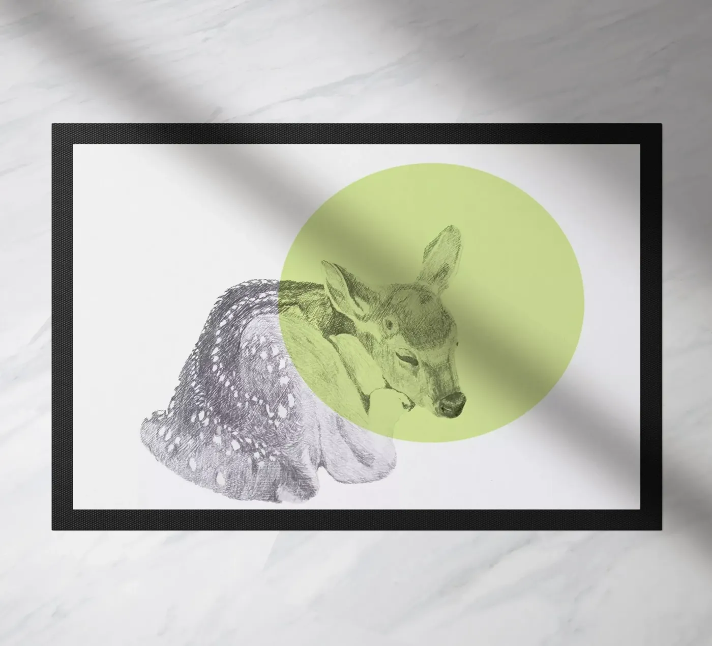 Sleeping Deer deurmat van Morgan Kendall