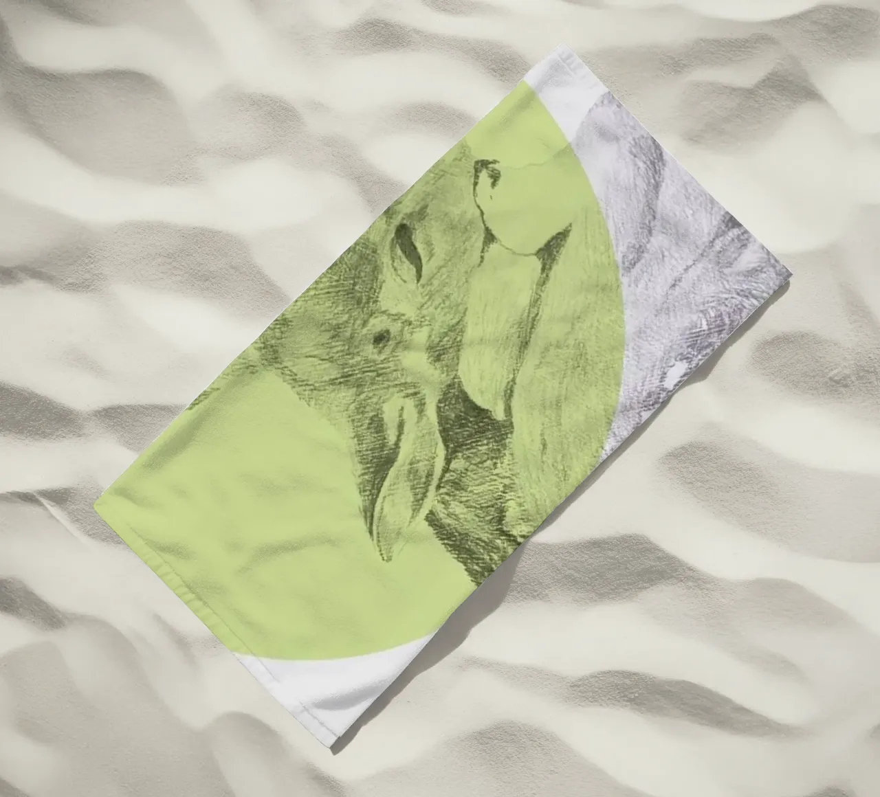 Sleeping Deer telo mare da Morgan Kendall