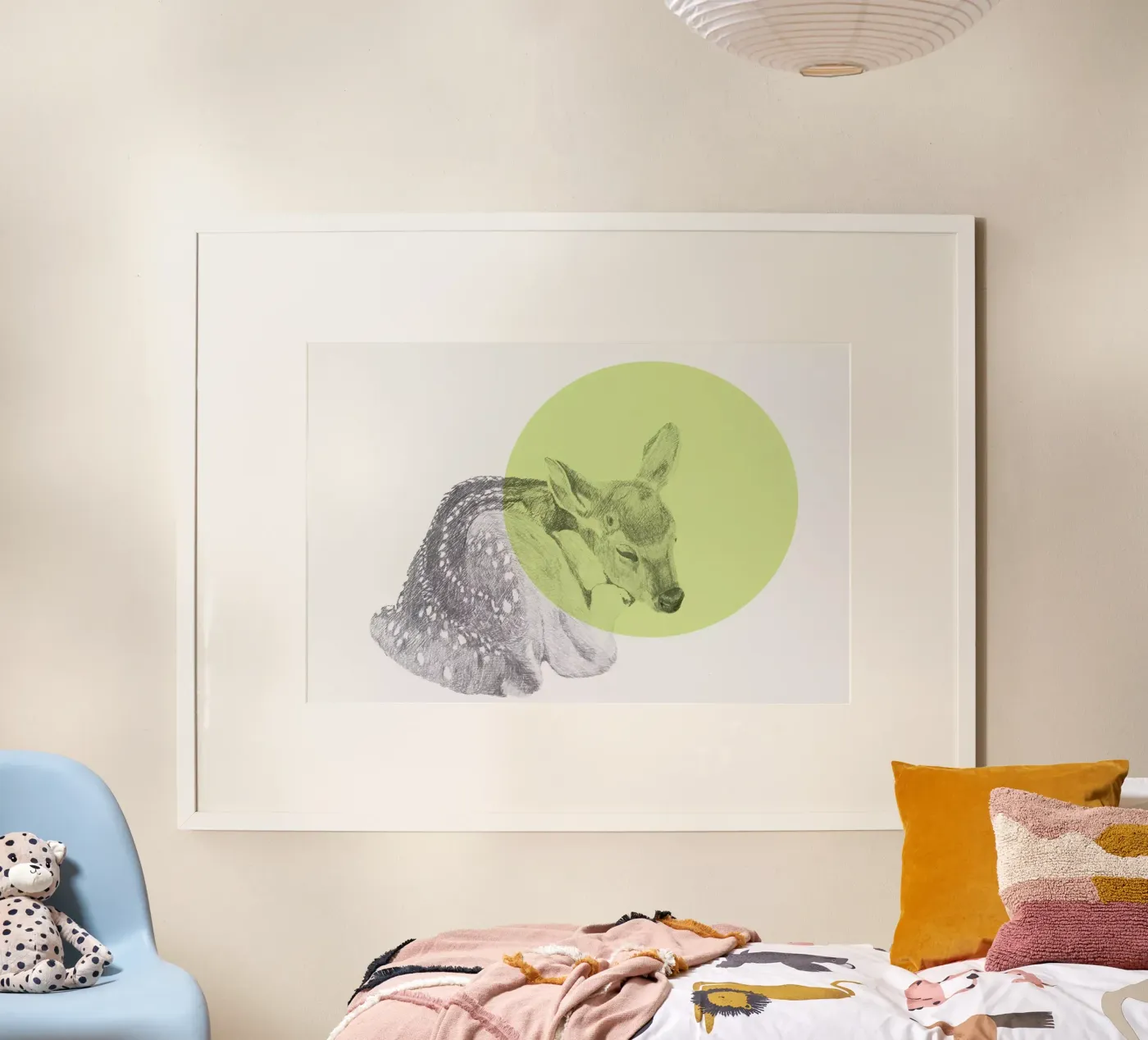 Sleeping Deer poster by Morgan Kendall