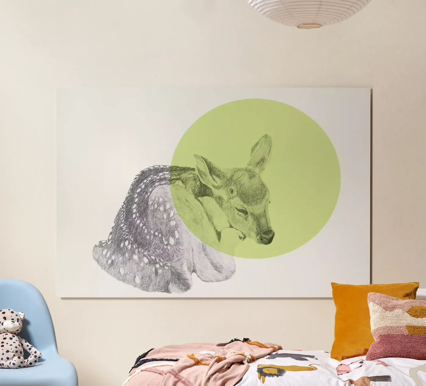 Sleeping Deer poster by Morgan Kendall