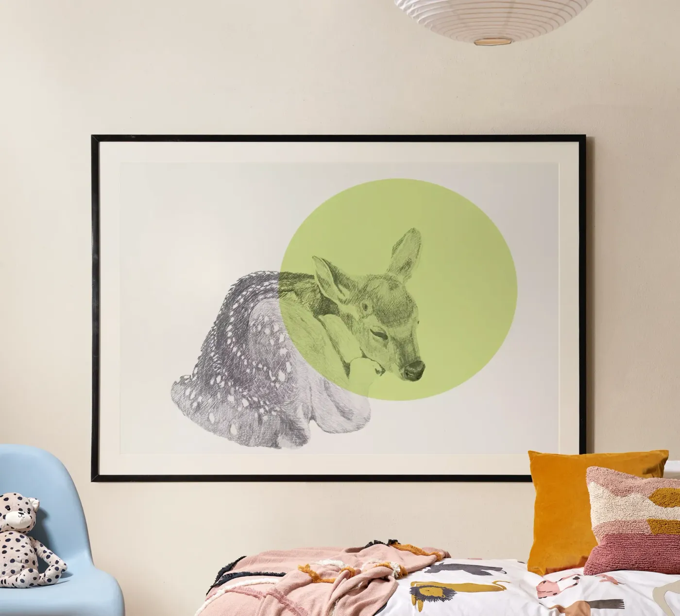 Sleeping Deer poster by Morgan Kendall