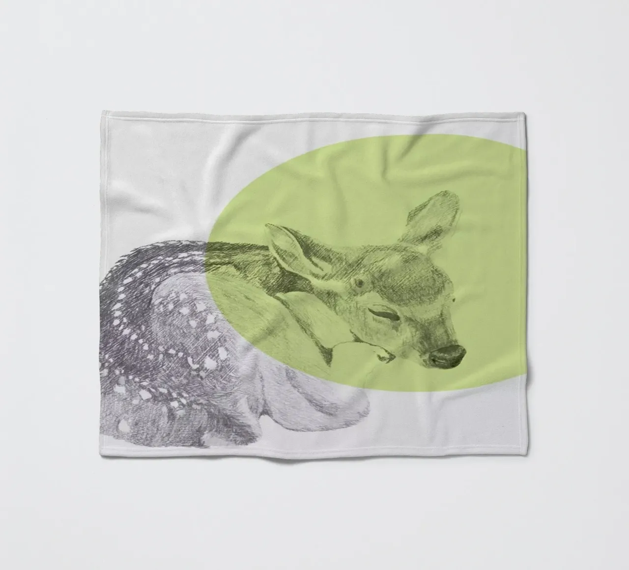 Sleeping Deer coperta in pile da Morgan Kendall