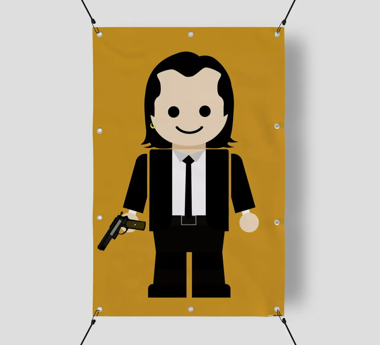 Pulp Fiction Toy 01 telo in pvc da Rafa Gomes
