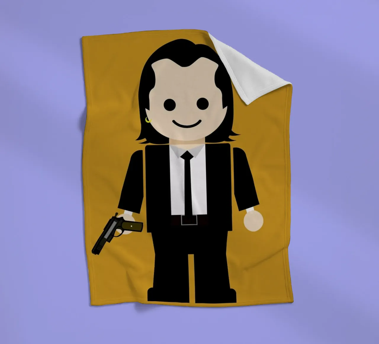 Pulp Fiction Toy 01 coperta in pile da Rafa Gomes
