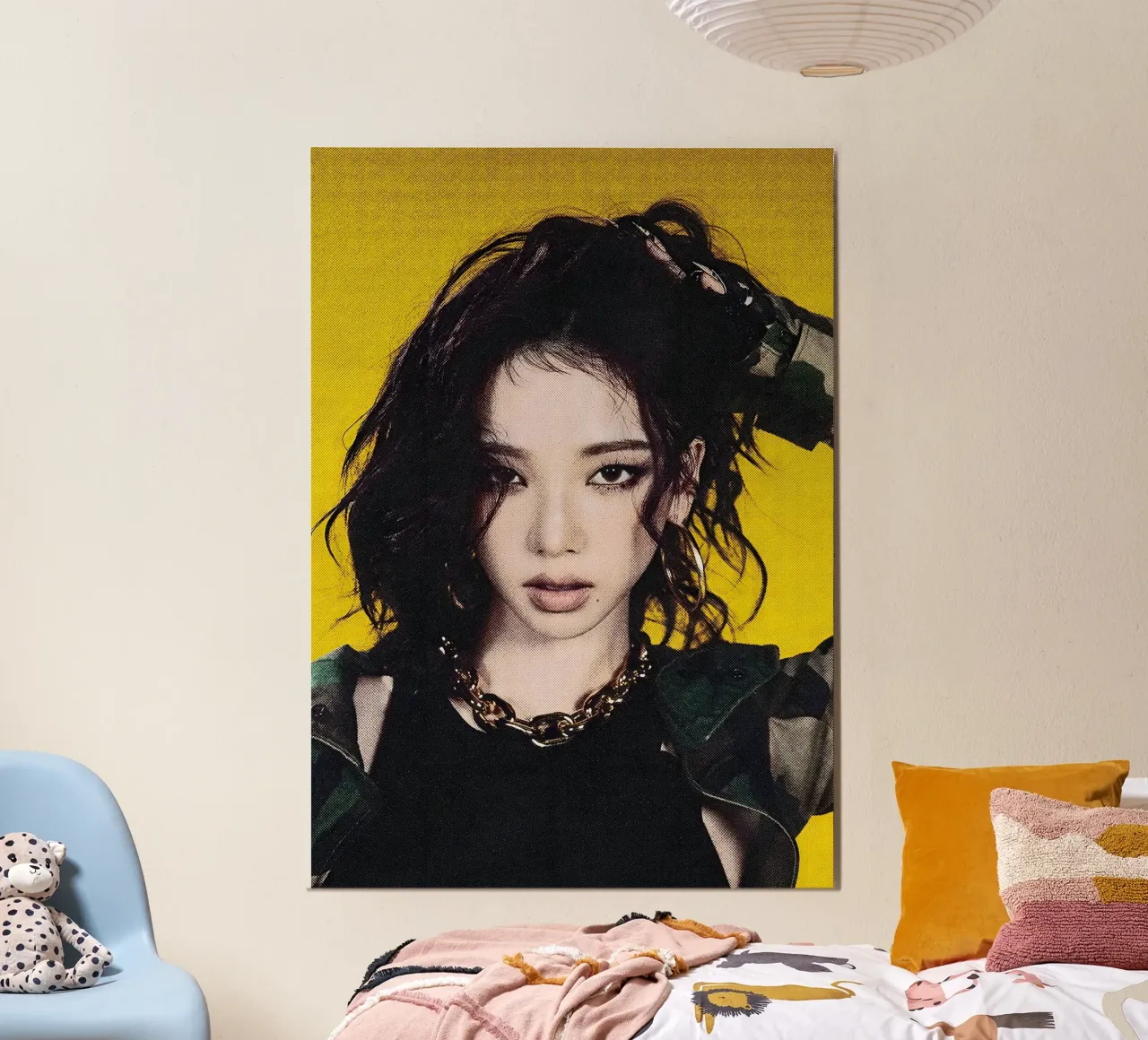 Karina aespa Whiplash poster con telaio in plastica da mitom