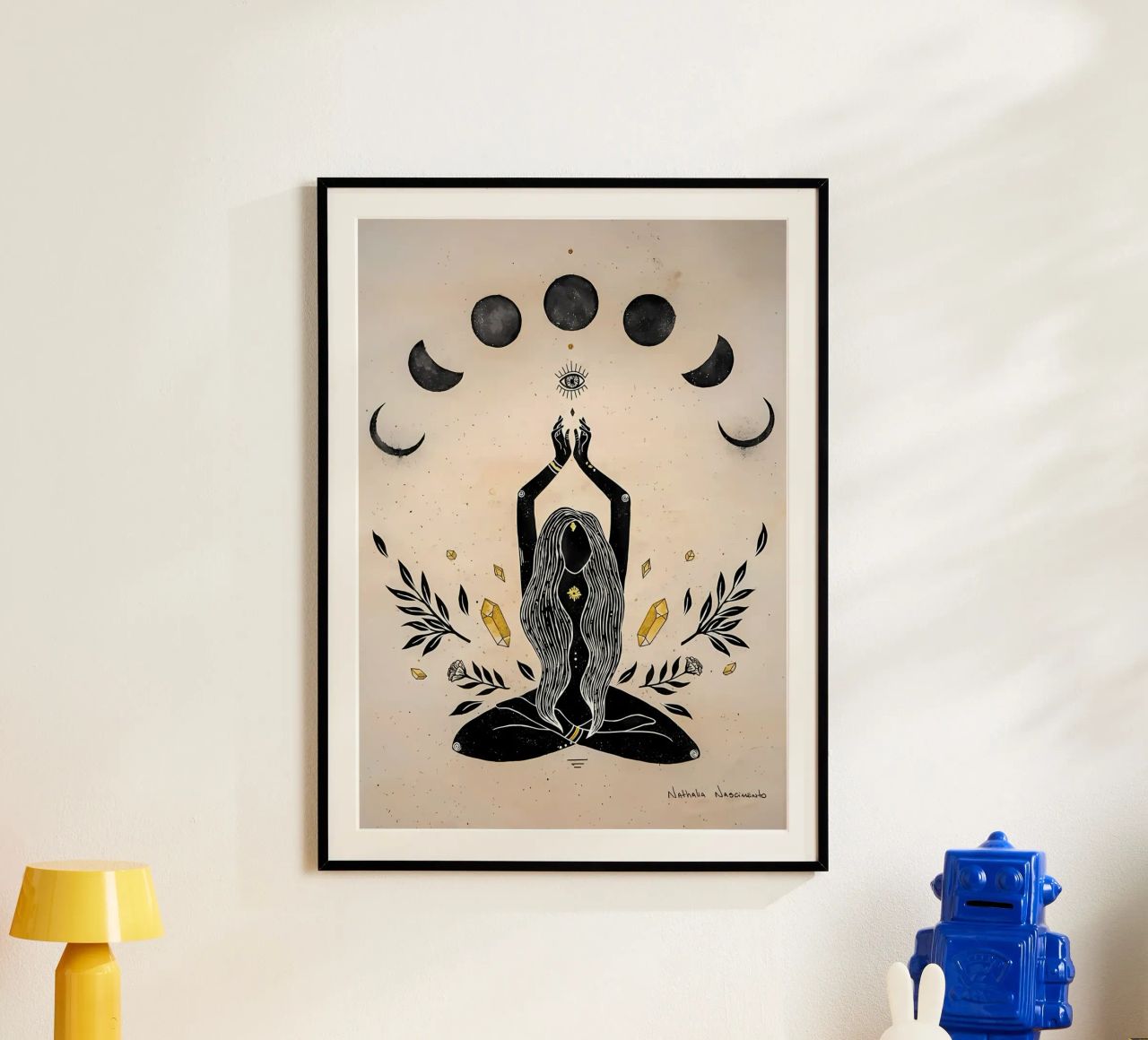moon magic witch poster by mitaco