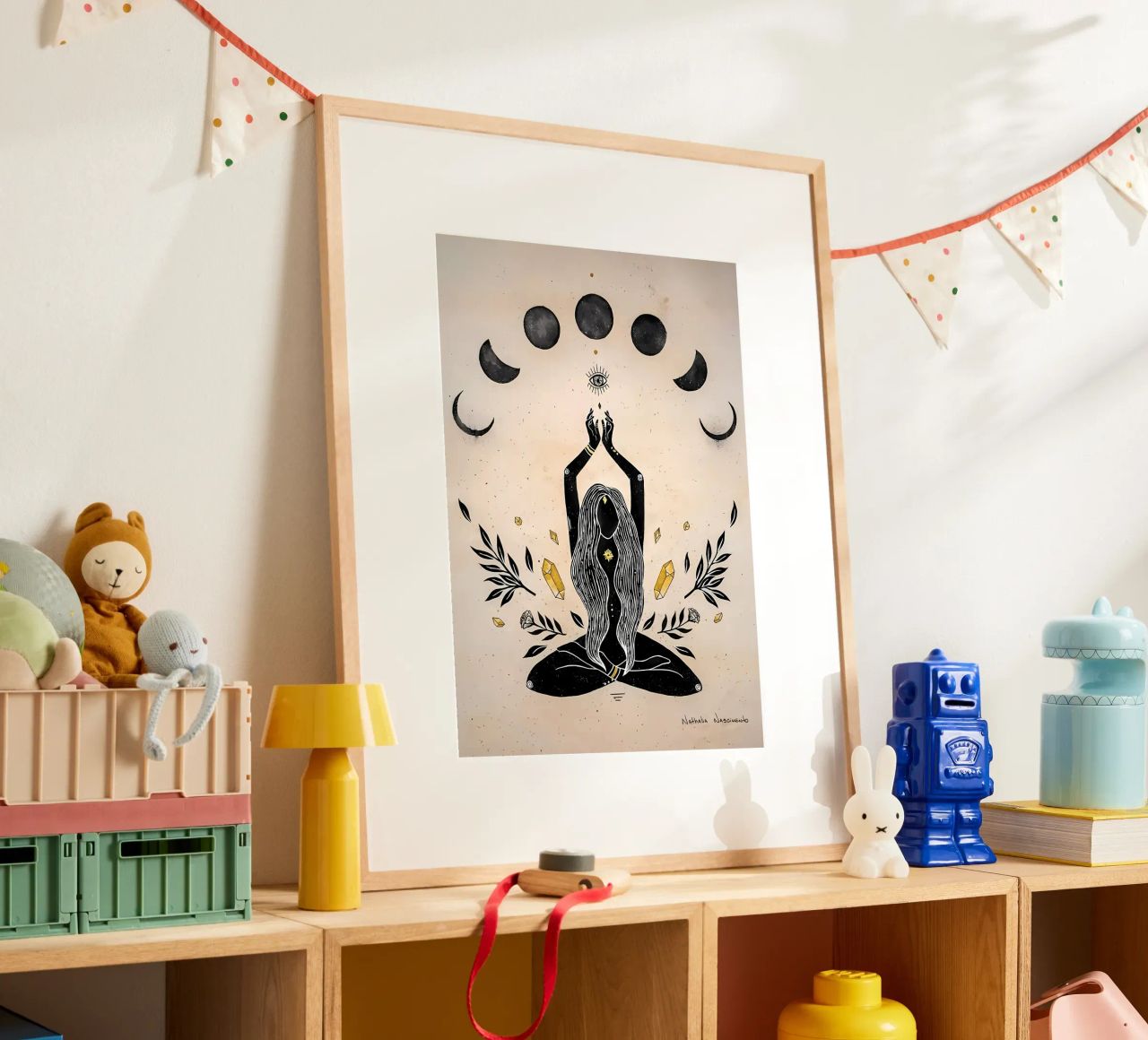moon magic witch poster by mitaco