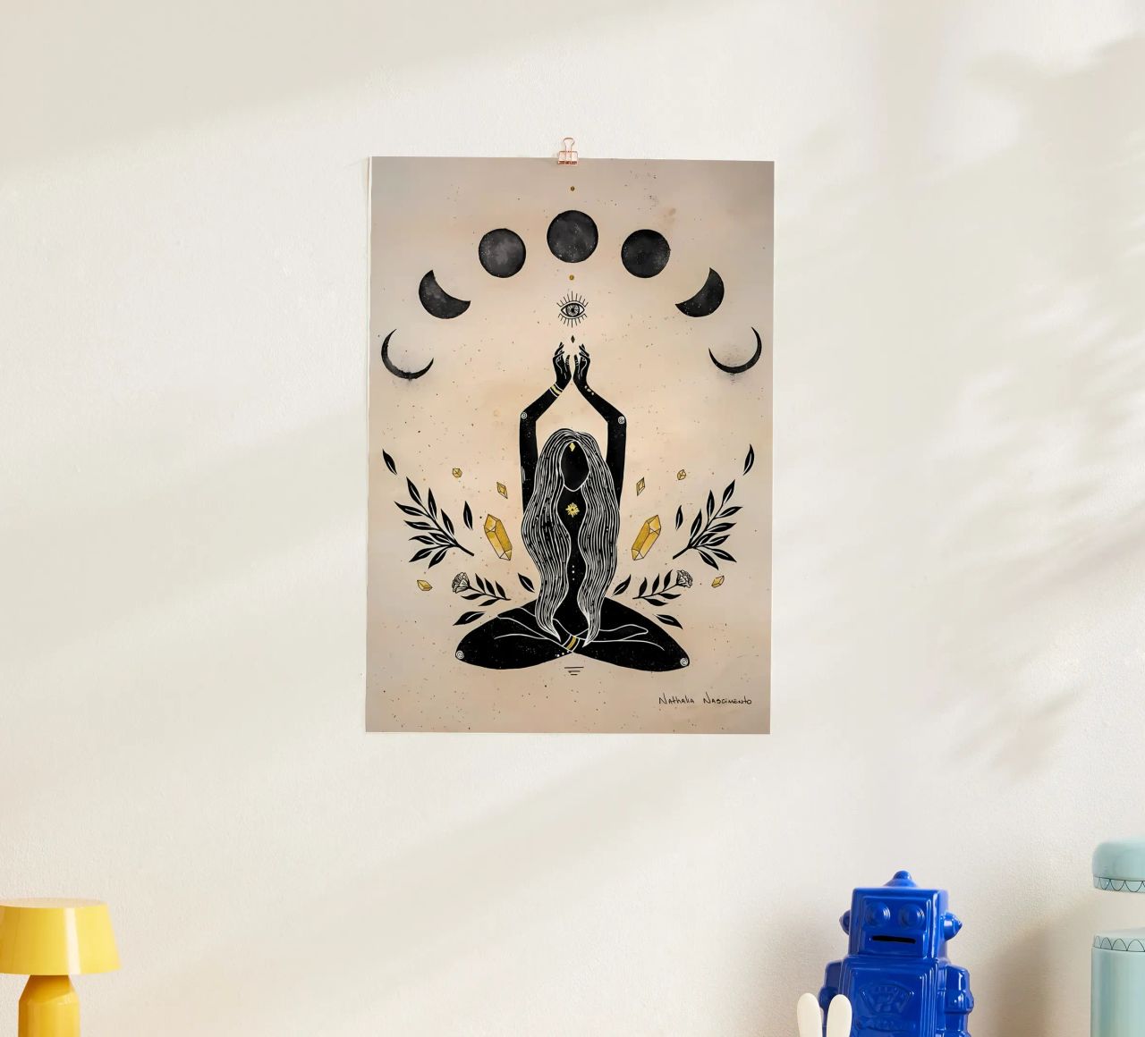 moon magic witch poster by mitaco