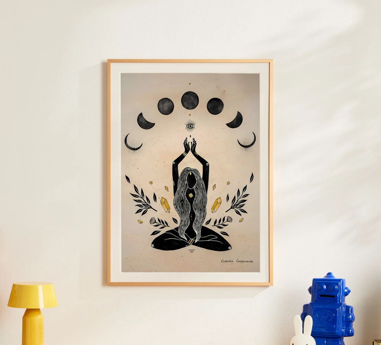 moon magic witch poster by mitaco