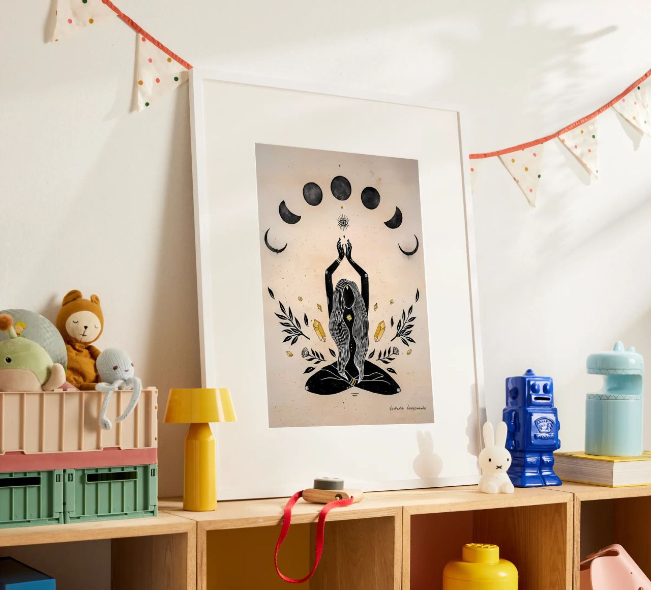 moon magic witch poster by mitaco