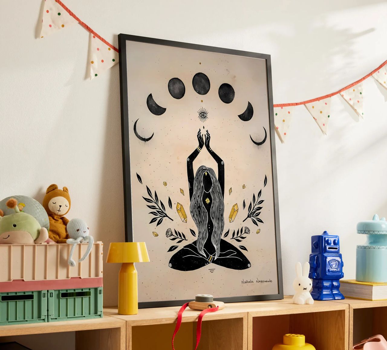 moon magic witch poster by mitaco