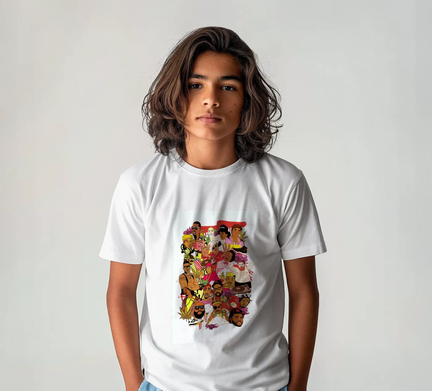 Rap Legends t-shirt bambini da Nick Cocozza