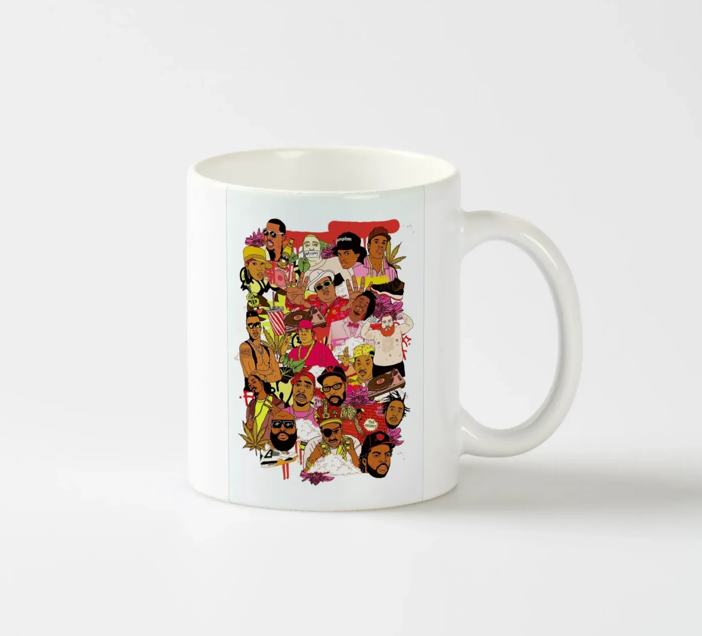 Rap Legends ceramic mug by Nick Cocozza