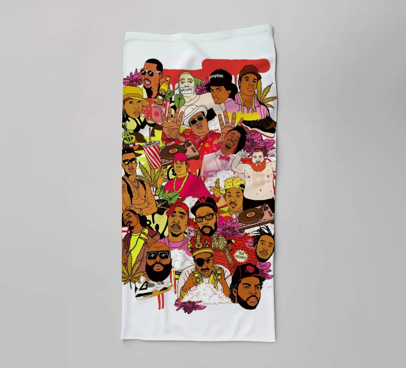 Rap Legends badhanddoek van Nick Cocozza