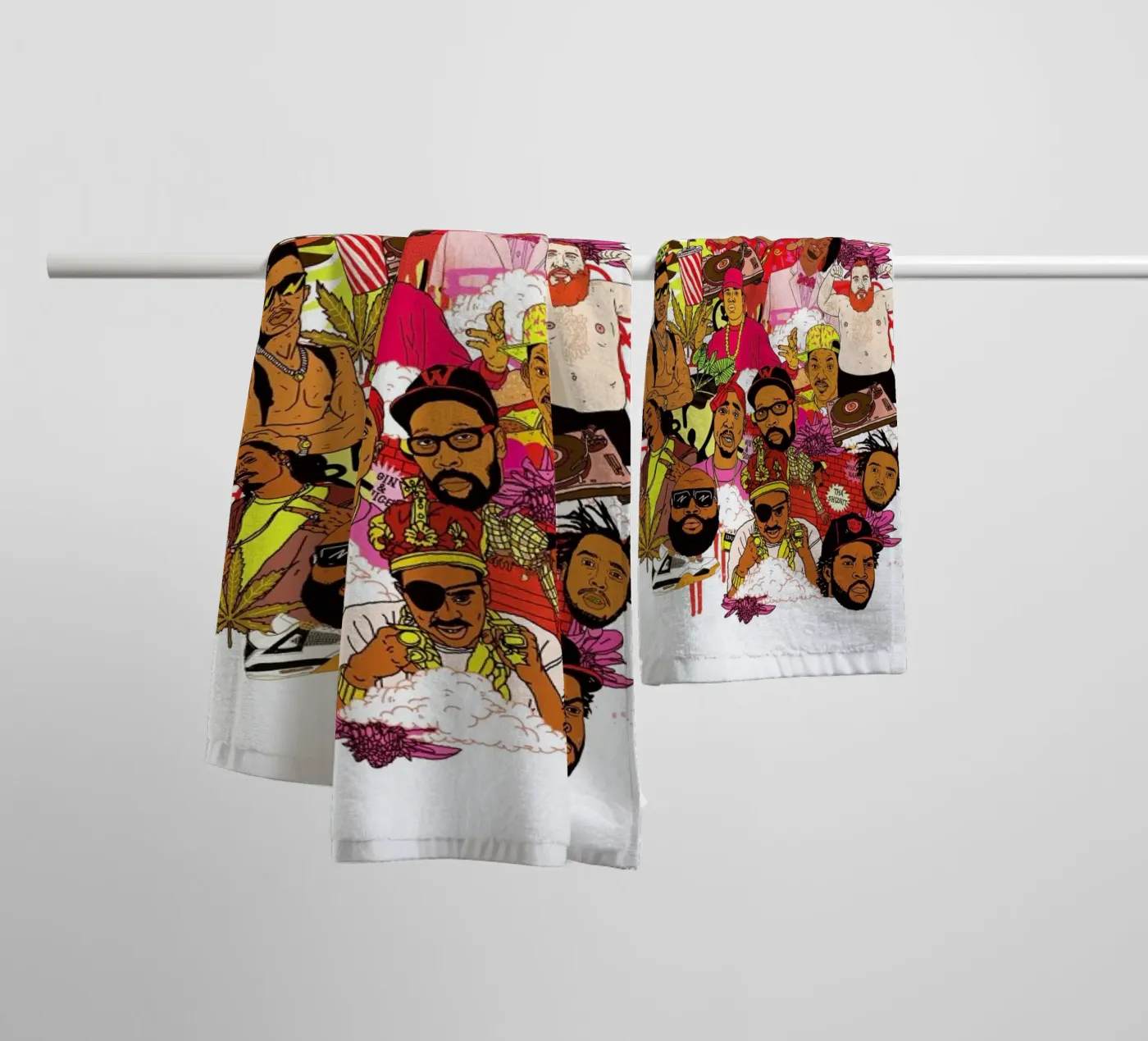 Rap Legends badhanddoek van Nick Cocozza