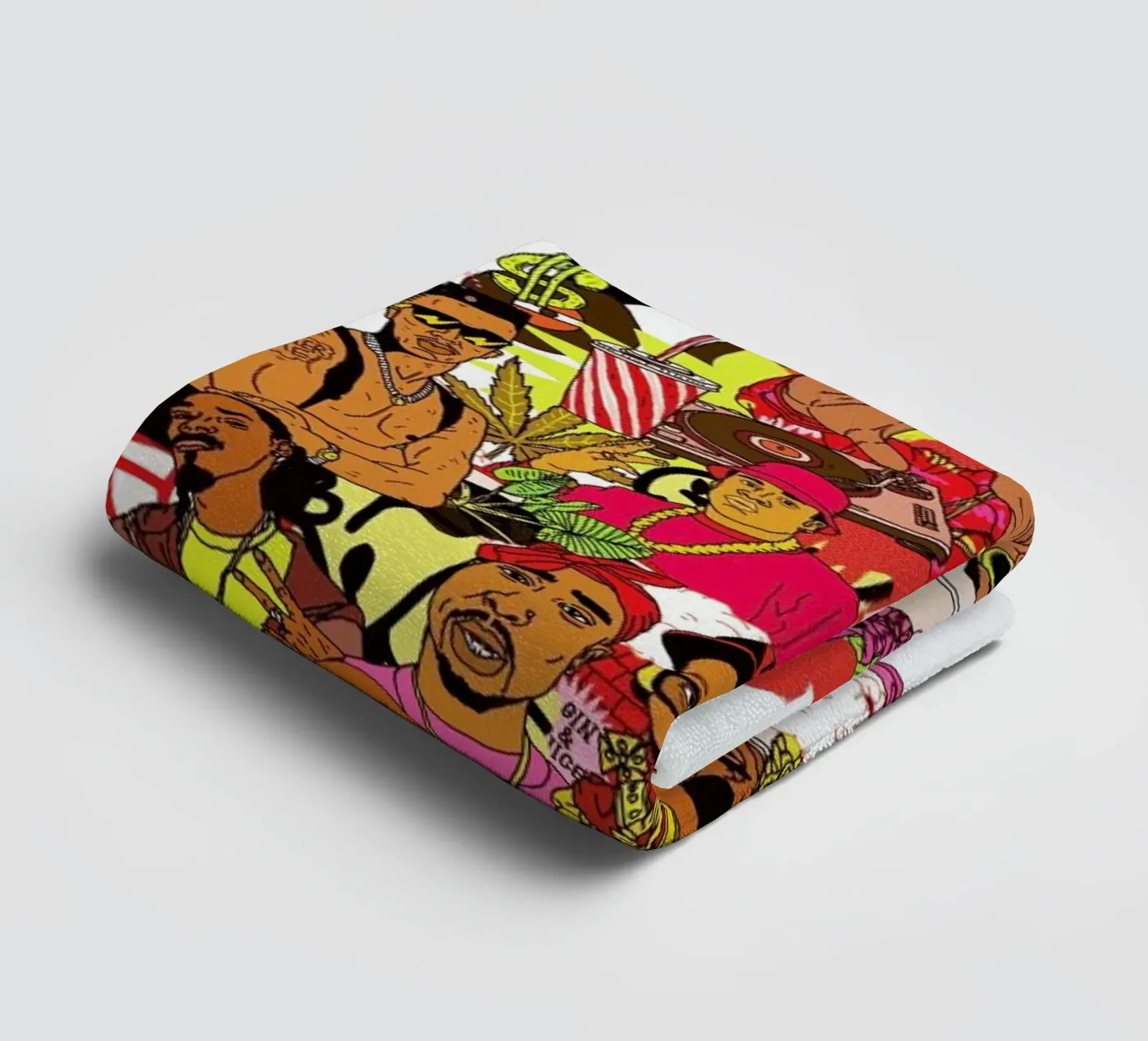 Rap Legends badhanddoek van Nick Cocozza