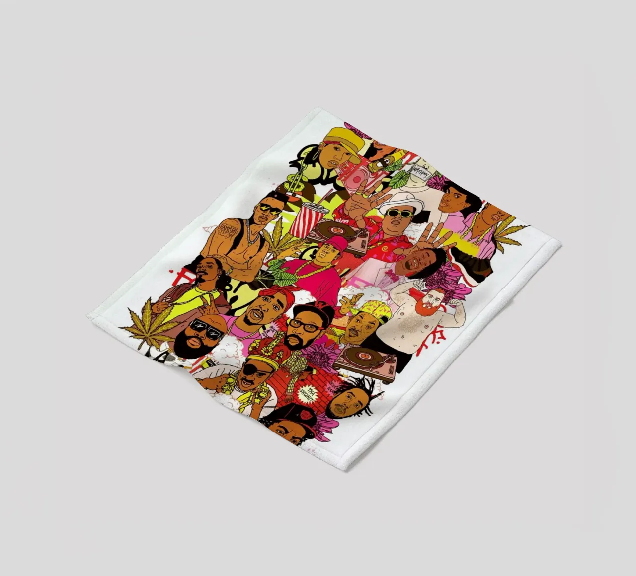 Rap Legends Fleecedecke von Nick Cocozza