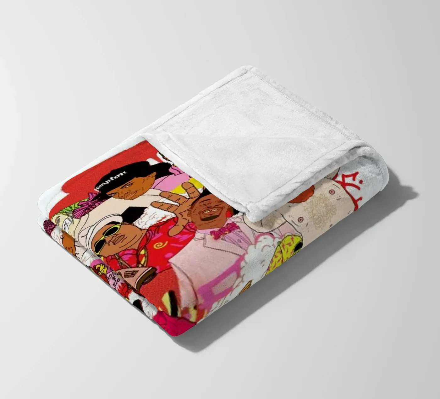 Rap Legends Fleecedecke von Nick Cocozza