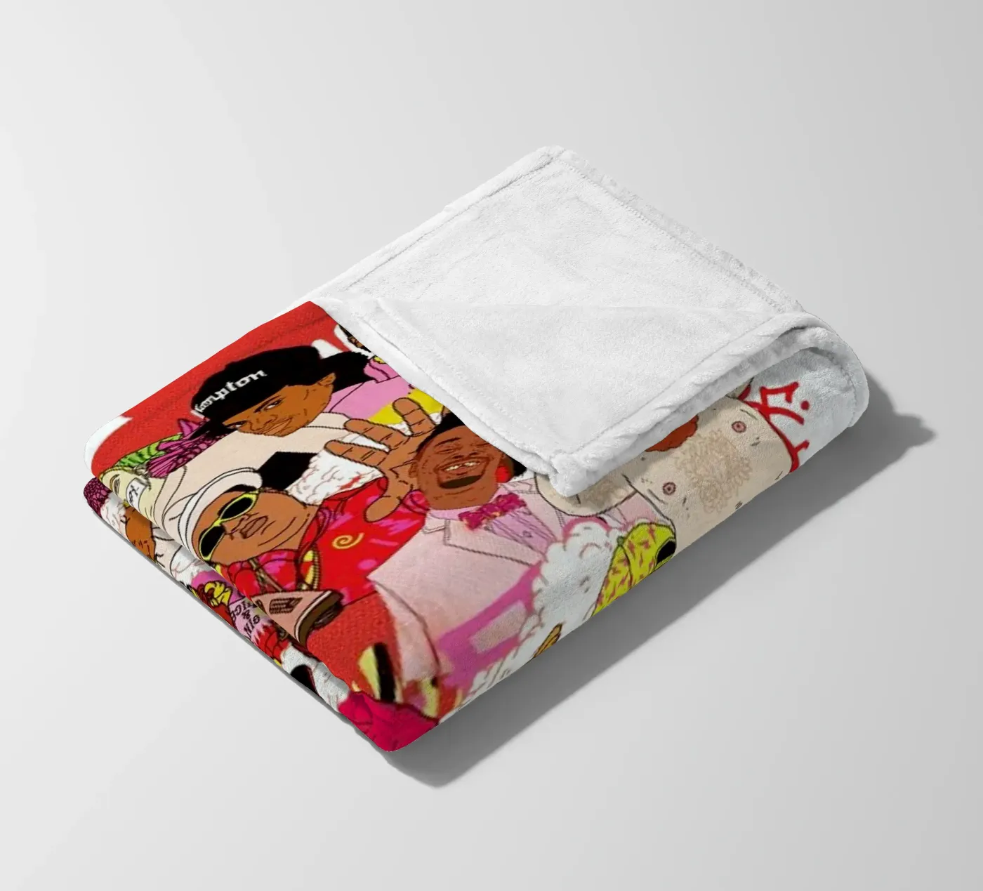 Rap Legends Fleecedecke von Nick Cocozza