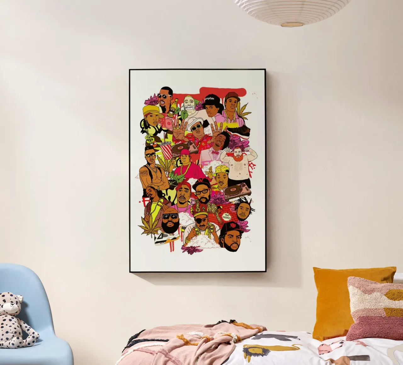 Rap Legends plexiglass da Nick Cocozza