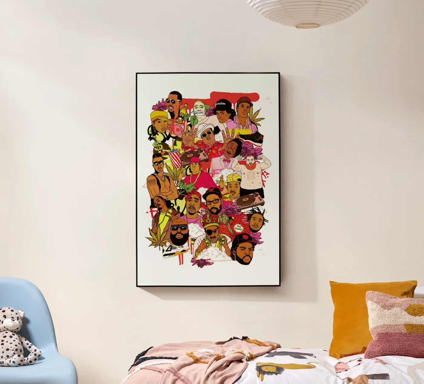 Rap Legends plexiglass da Nick Cocozza