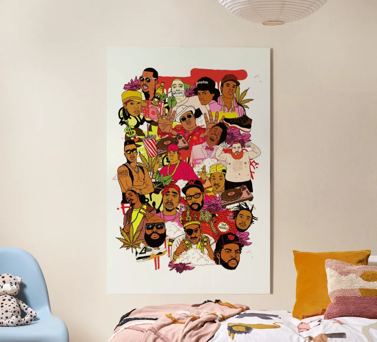 Rap Legends plexiglass da Nick Cocozza