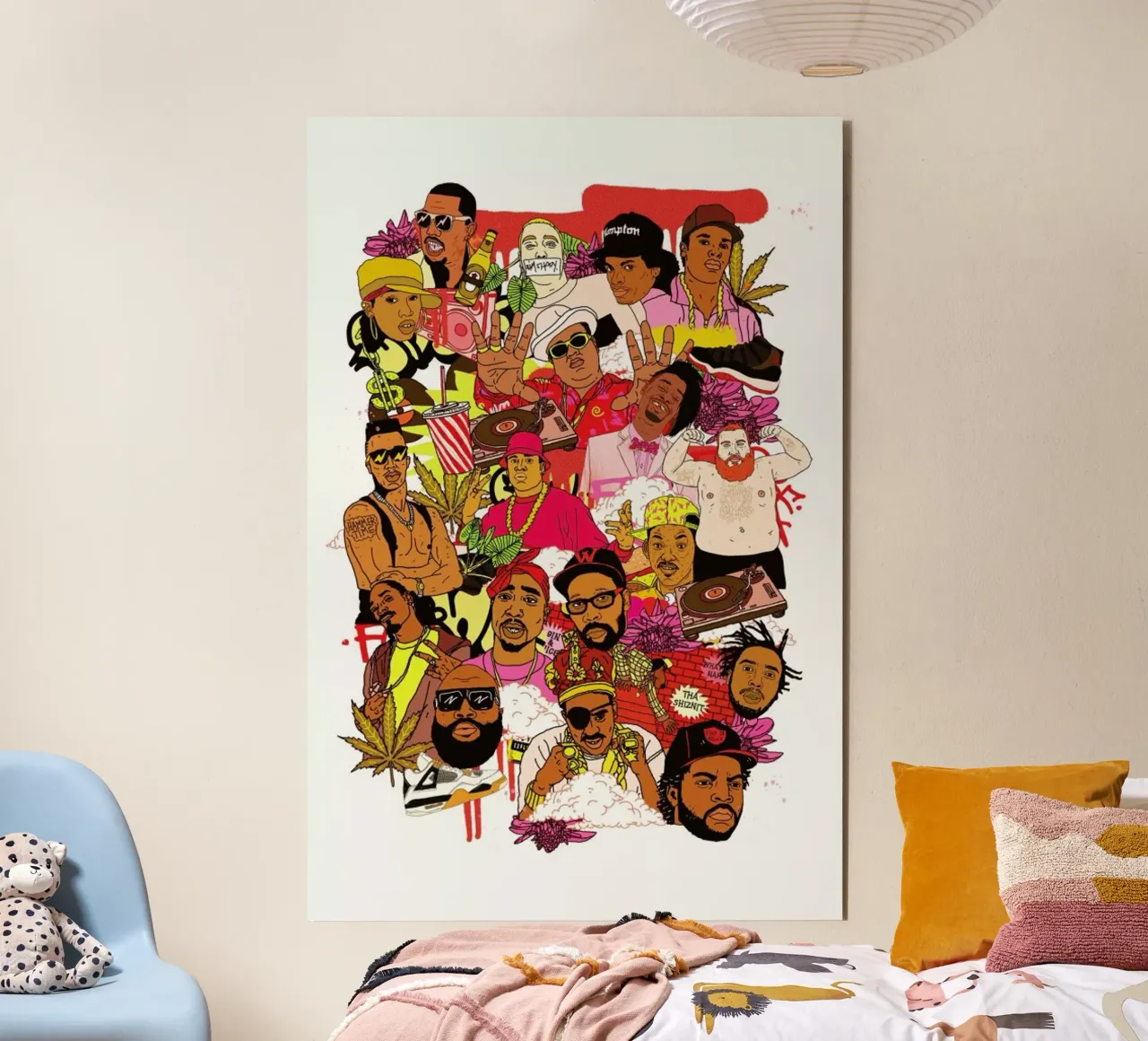 Rap Legends panneau forex de Nick Cocozza