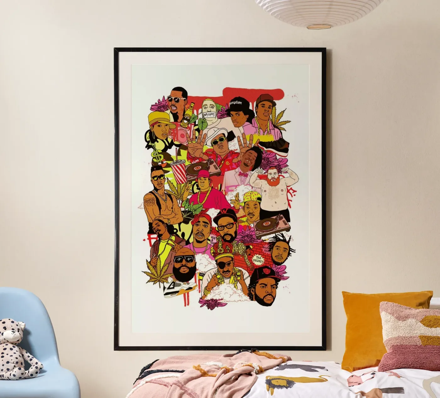 Rap Legends Poster von Nick Cocozza