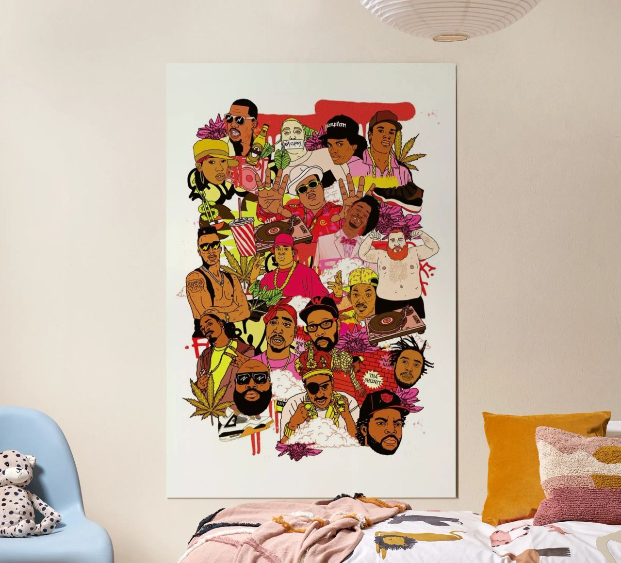 Rap Legends Poster von Nick Cocozza