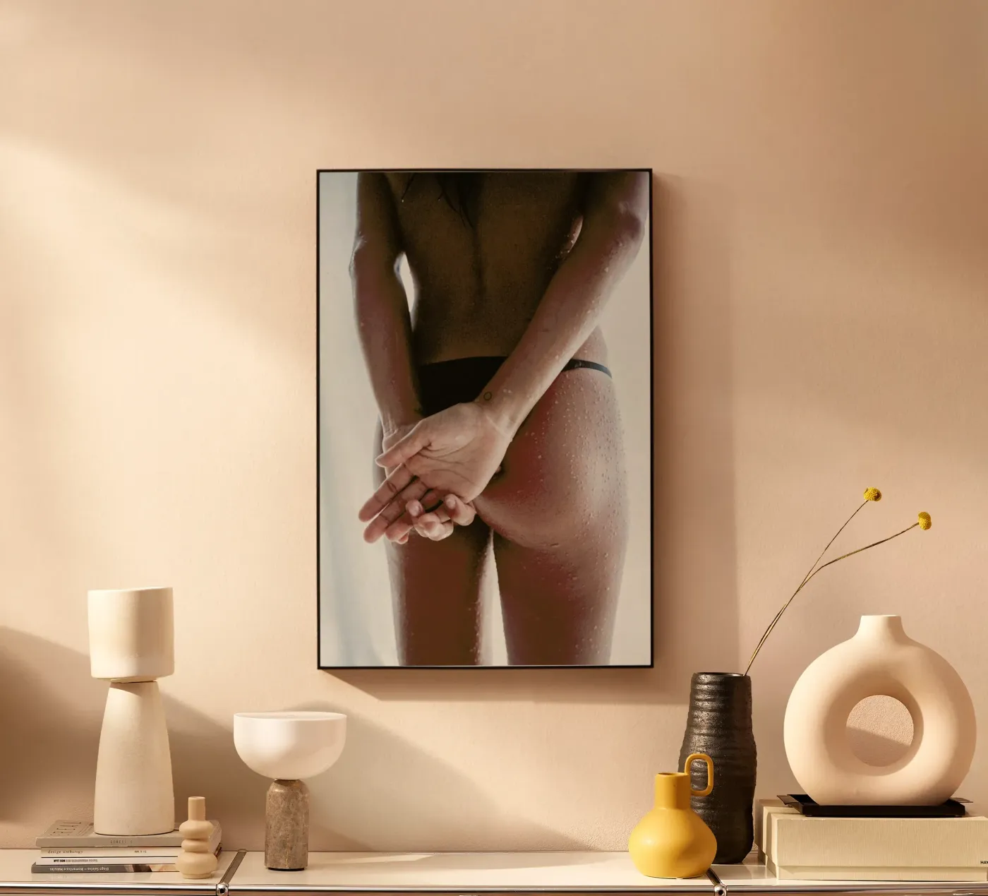 Skindrops 2 acryl van Chris Abatzis