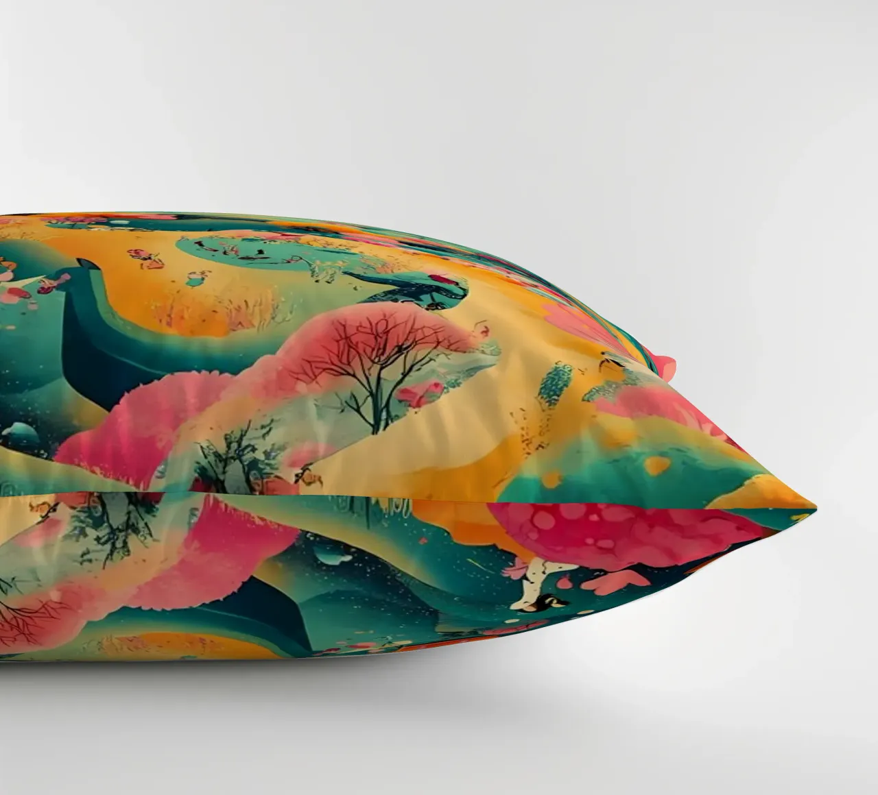 Landscape decorative cushion by khoaimi