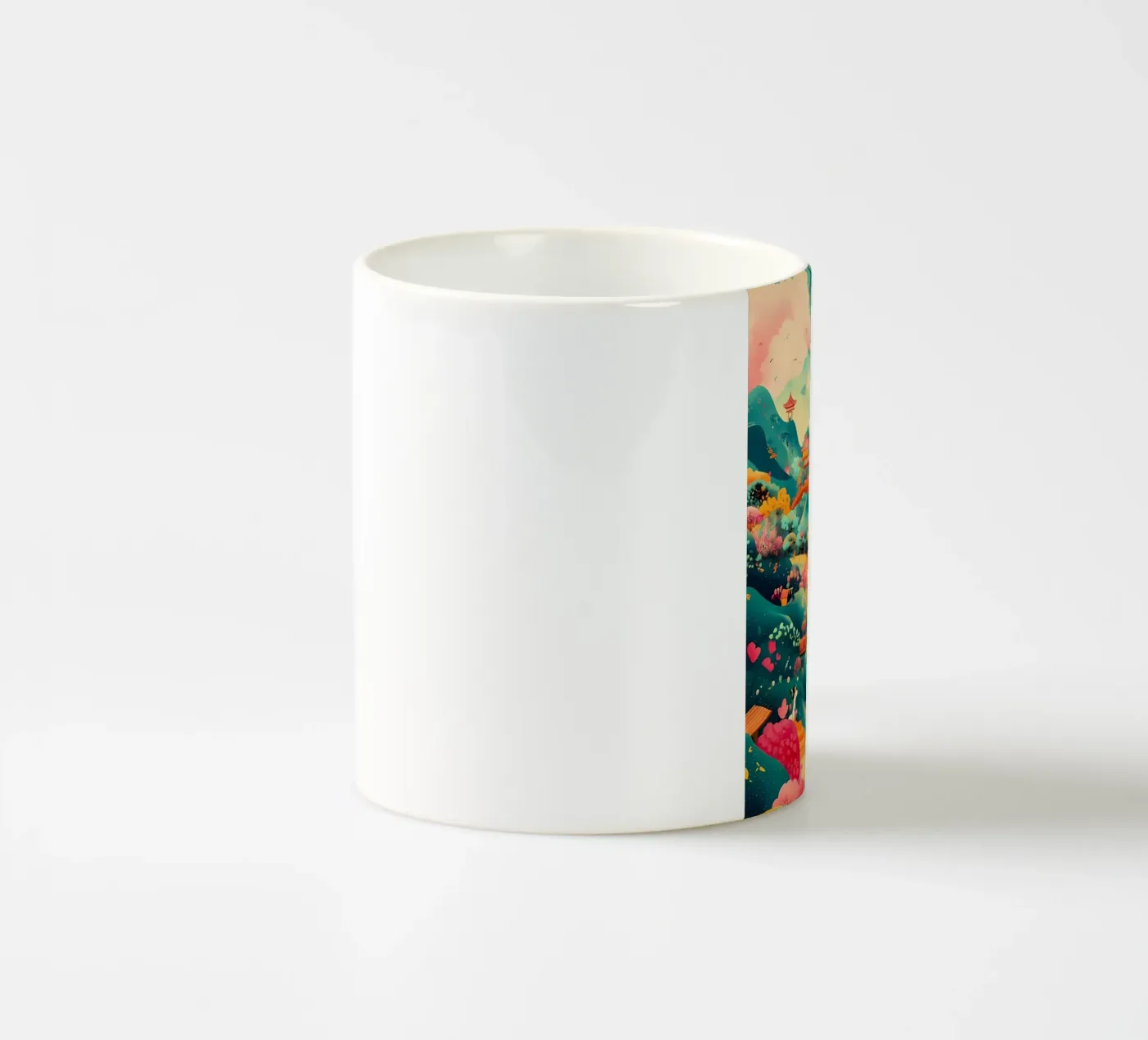Landscape ceramic mug by khoaimi