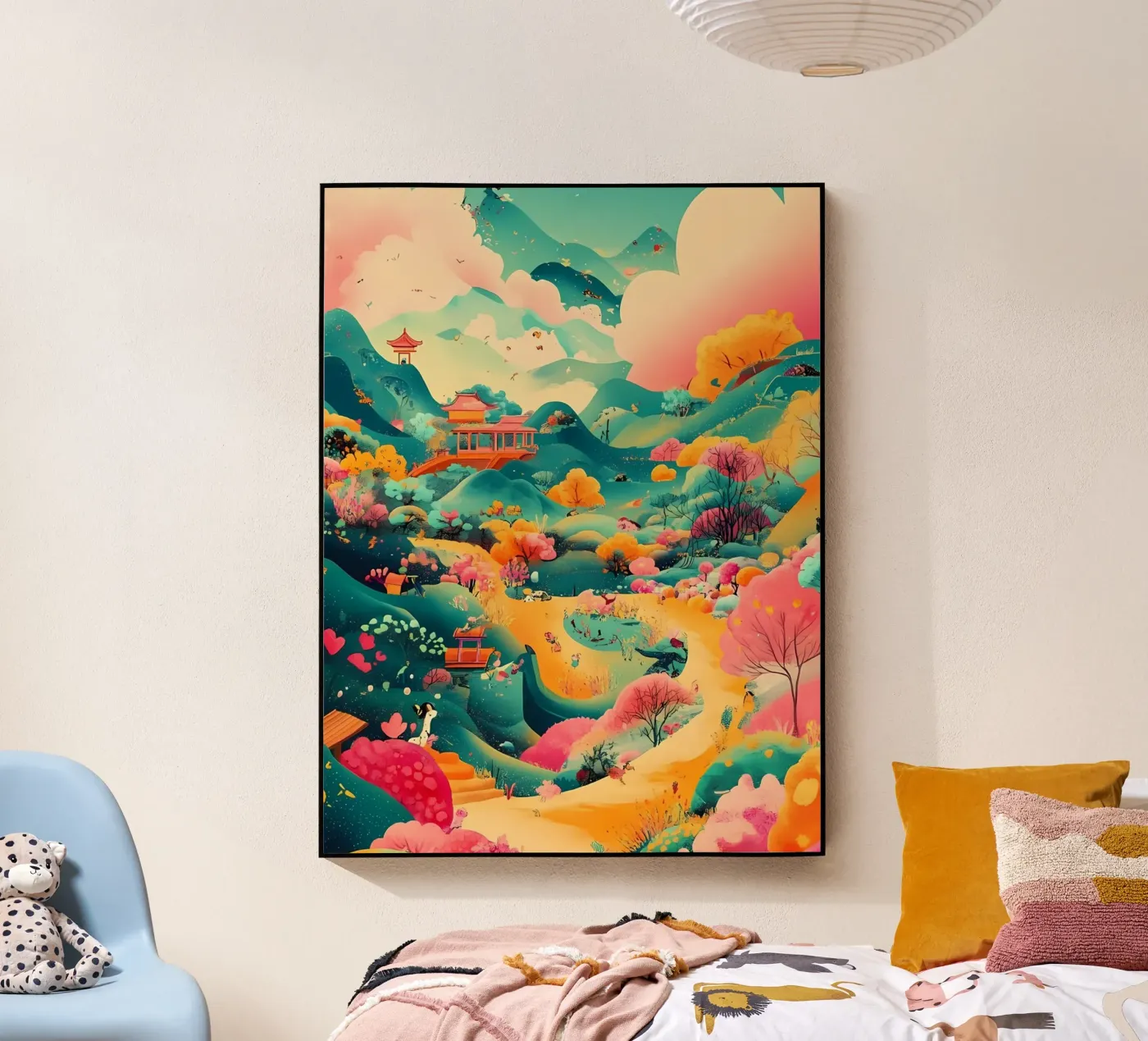 Landschap acryl van khoaimi