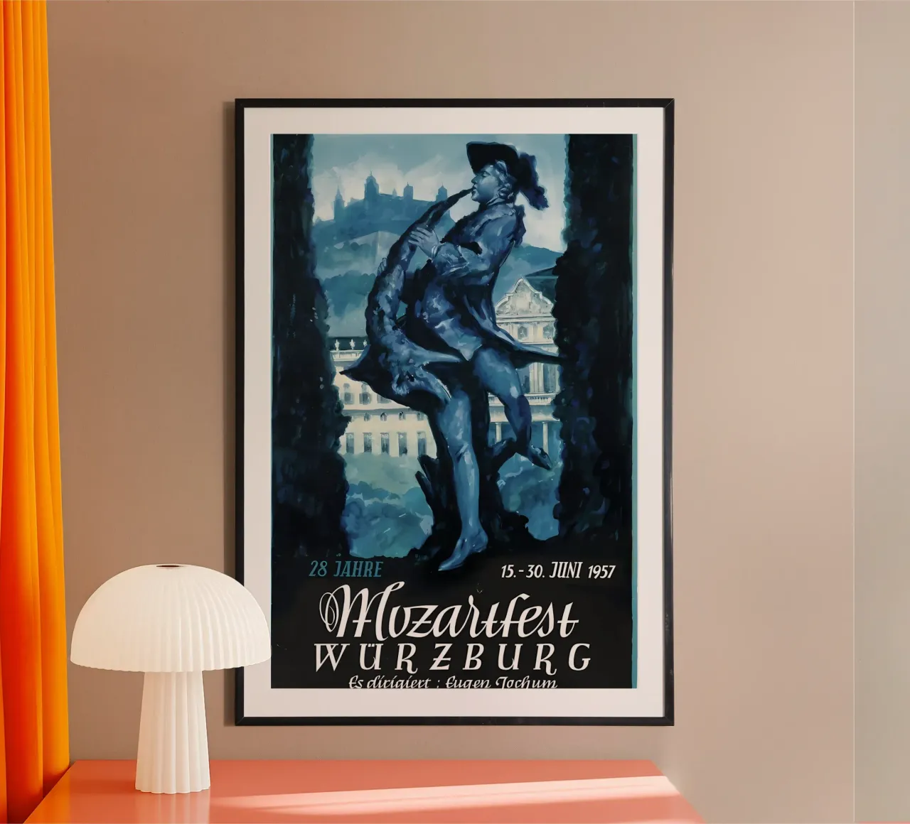 Festival Mozart di Wurzburg poster da mitaco